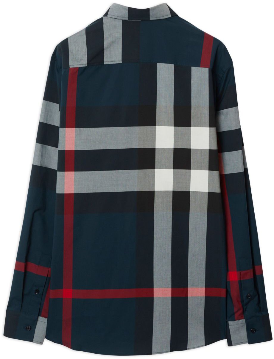 Burberry Shirts Blue Blauw