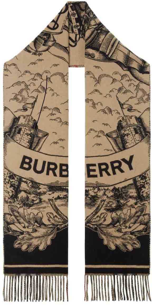 Burberry Scarfs Beige Beige
