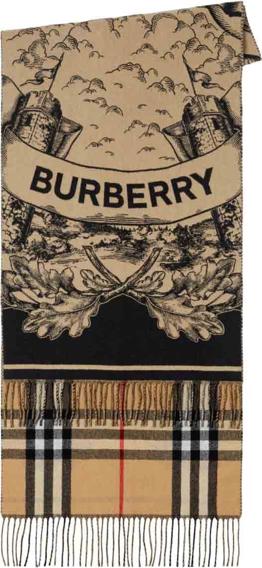 Burberry Scarfs Beige Beige