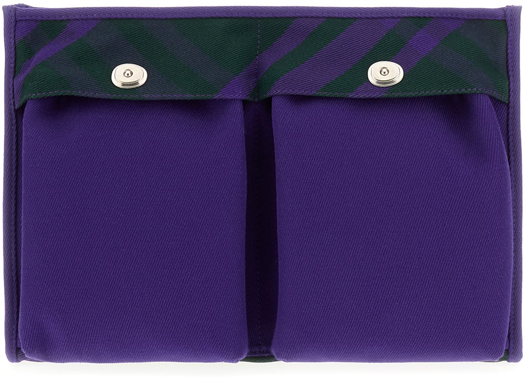 Burberry Burberry Printed canvas shopping clutch Divers