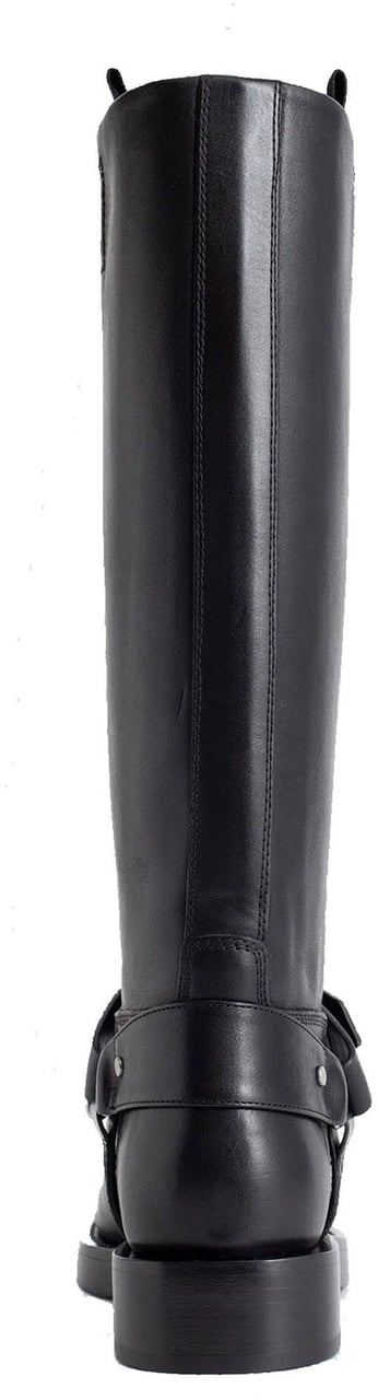 Burberry Burberry Sadlle High Boots Zwart