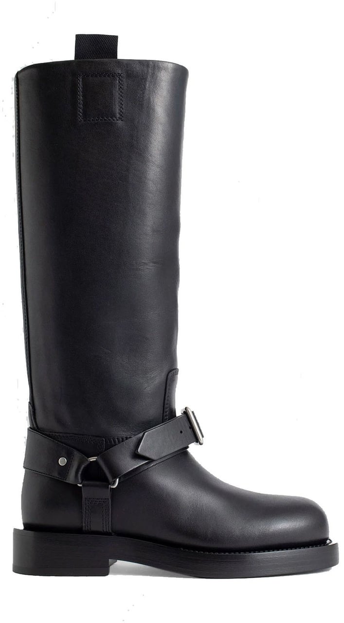 Burberry Burberry Sadlle High Boots Zwart