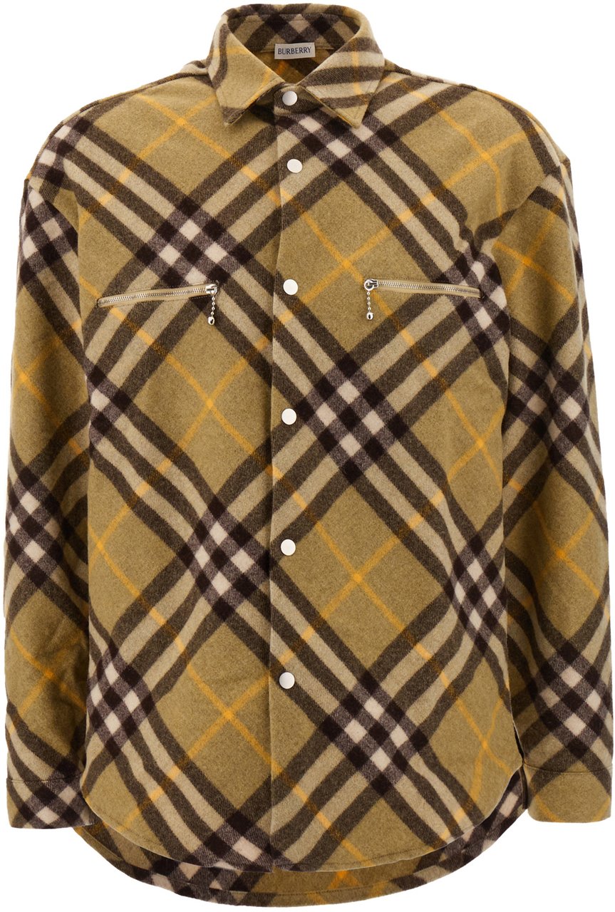 Burberry Burberry Printed wool blend shirt Divers