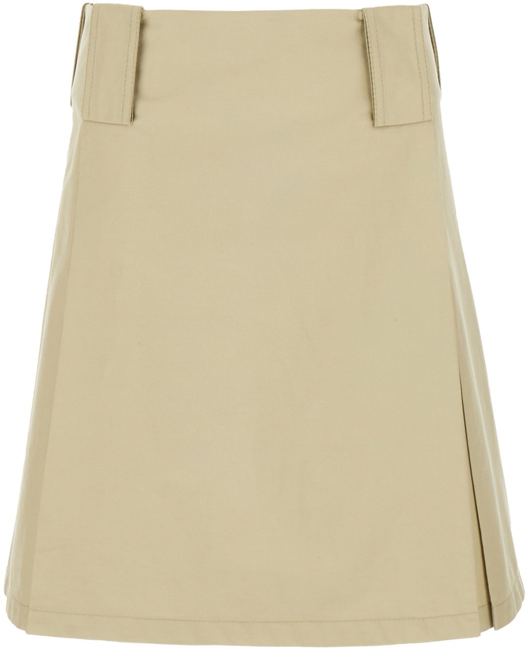 Burberry Burberry Khaki green cotton skirt Groen