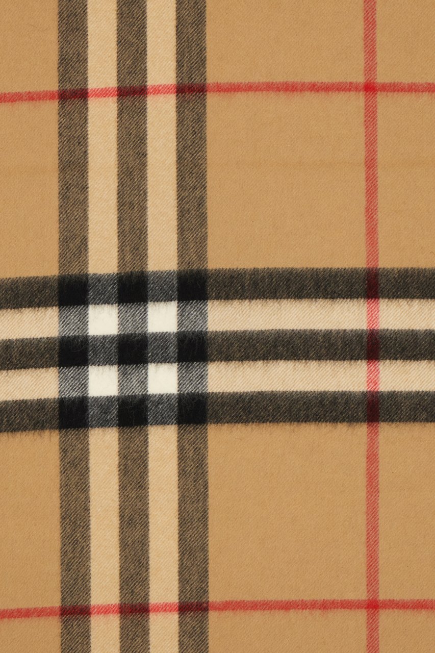 Burberry Burberry Embroidered cashmere scarf Divers