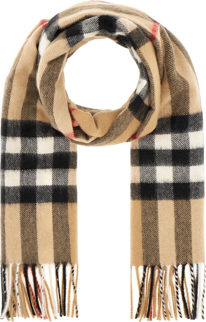 Burberry Embroidered cashmere scarf Divers