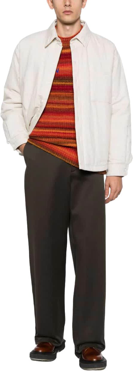 Burberry Relaxed Fit Brown Cotton Pants Zwart