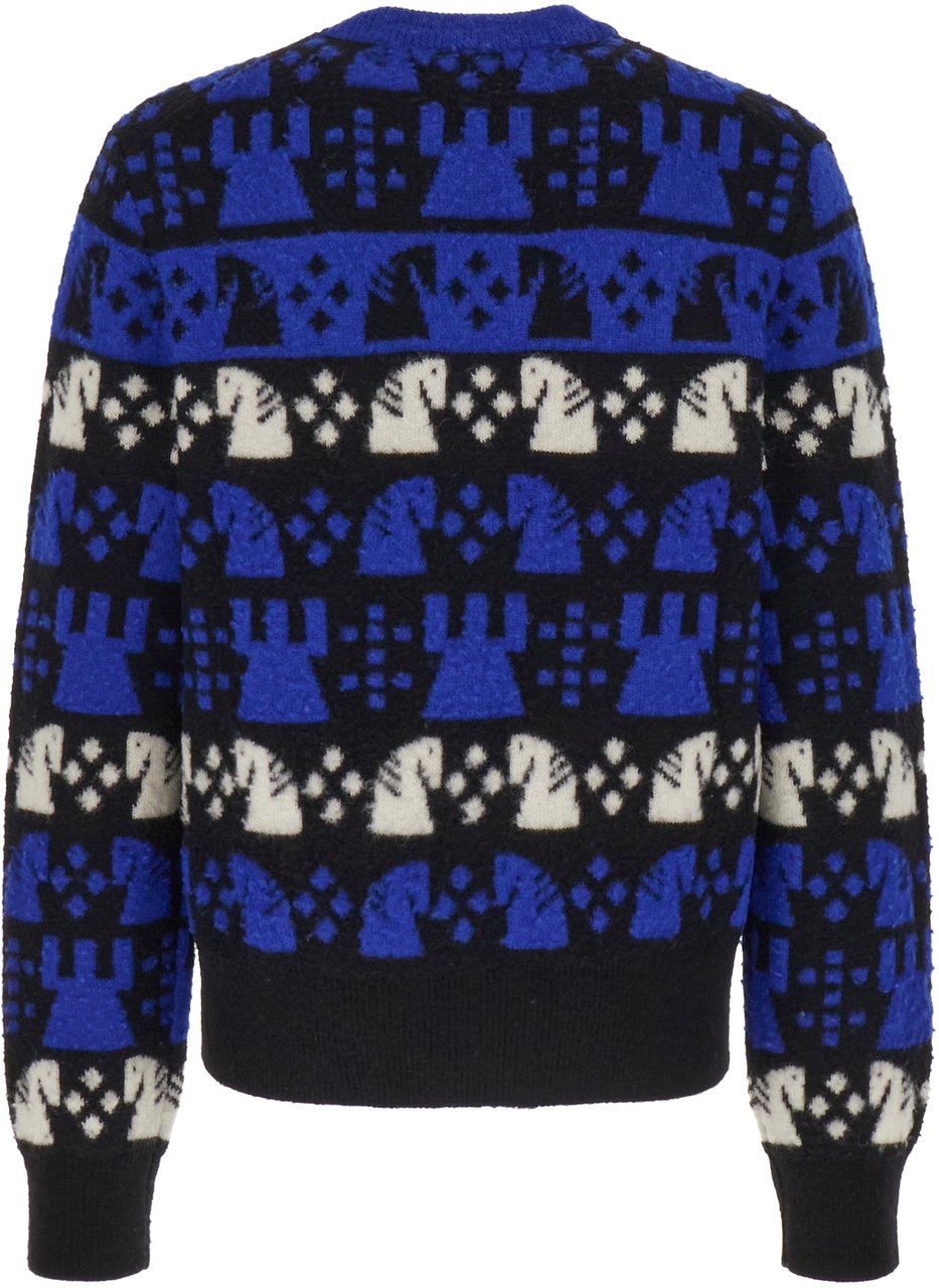 Burberry Burberry Embroidered wool blend sweater Divers