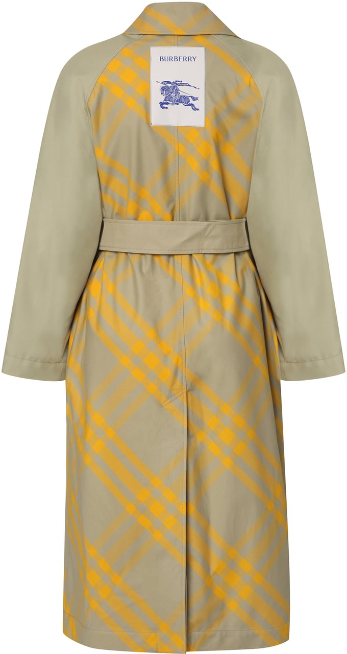 Burberry Checked reversible trench-coat Beige