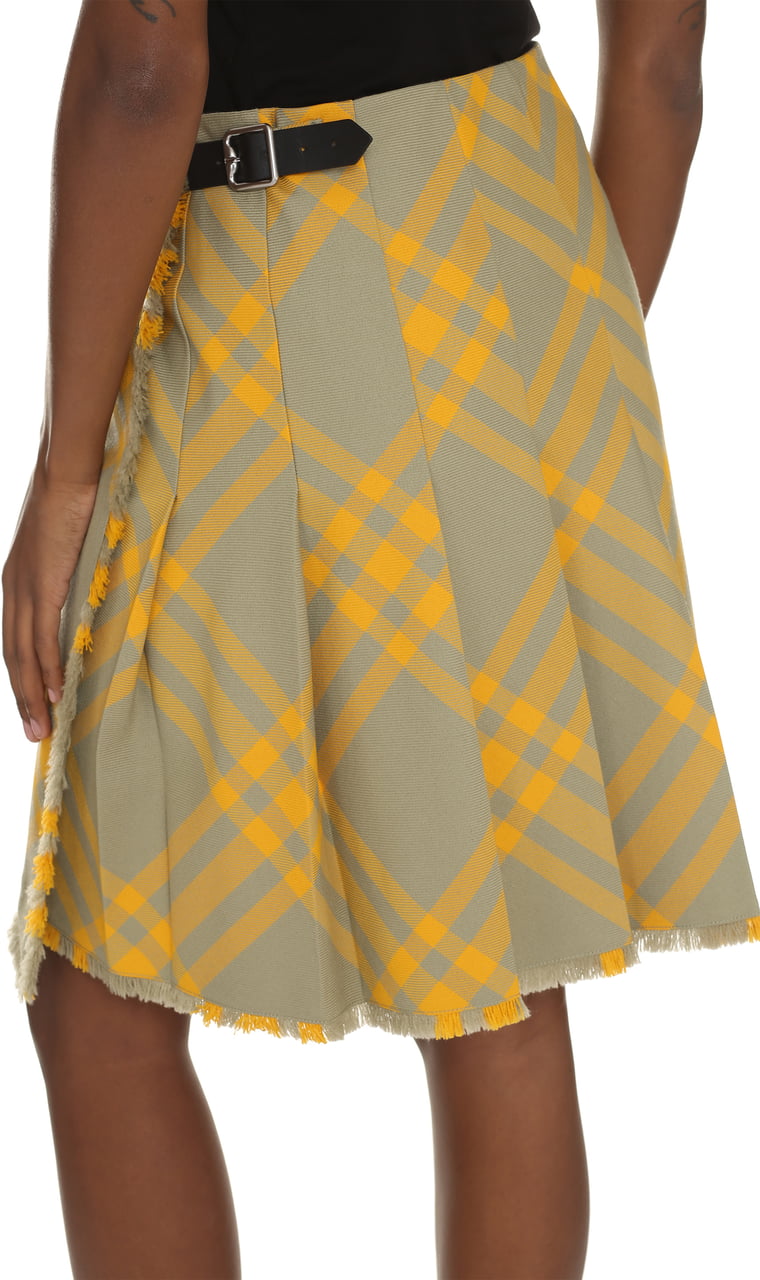 Burberry Wrap skirt Groen