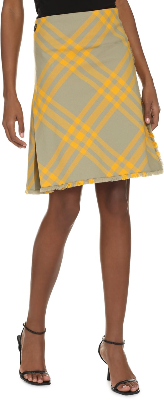 Burberry Wrap skirt Groen