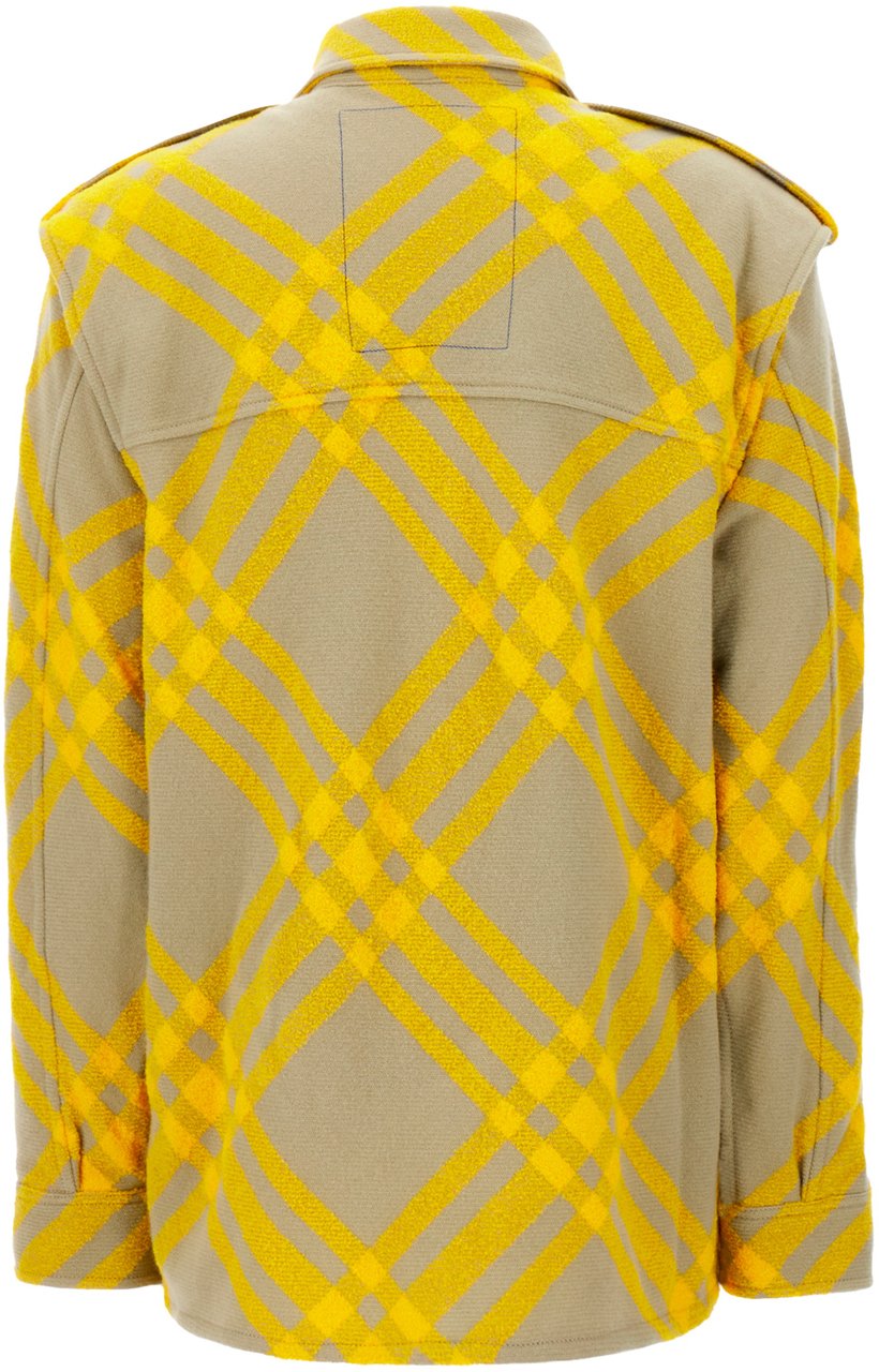Burberry Burberry Printed wool blend shirt Divers