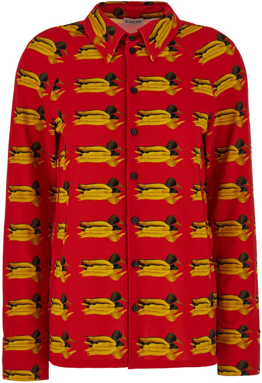 Burberry Burberry Printed stretch viscose shirt Divers