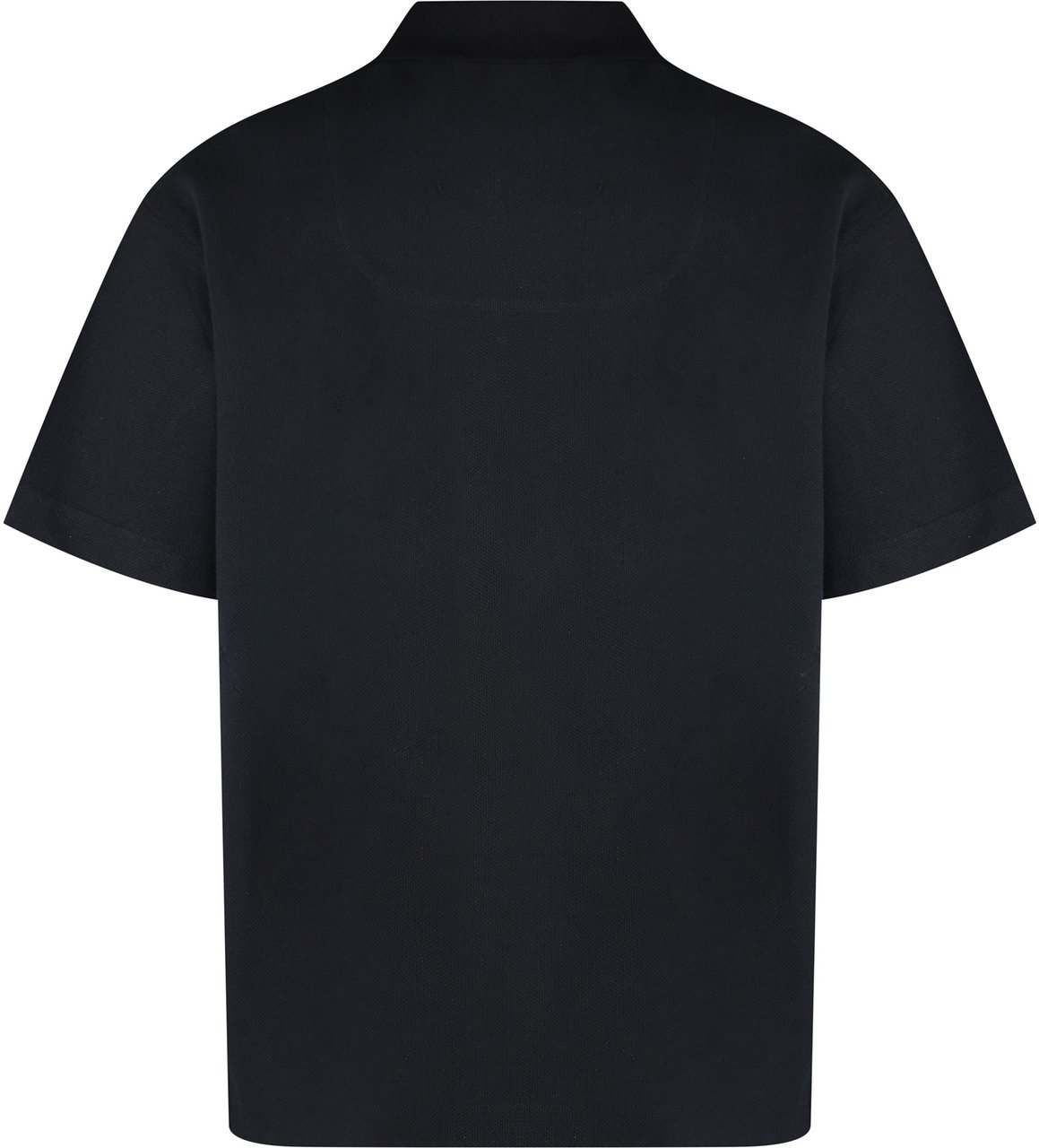 Burberry Cotton-piqué polo shirt Zwart