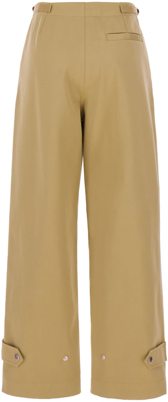 Burberry Burberry Beige cotton pants Bruin