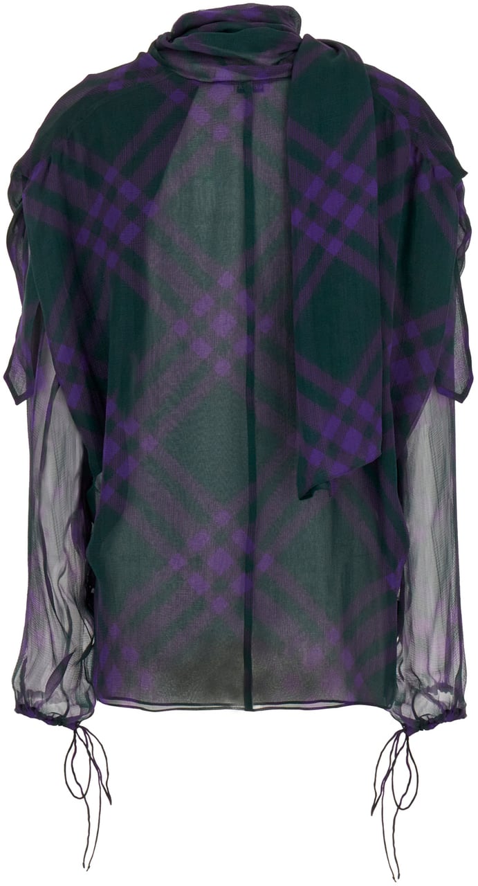 Burberry Burberry Printed chiffon blouse Divers