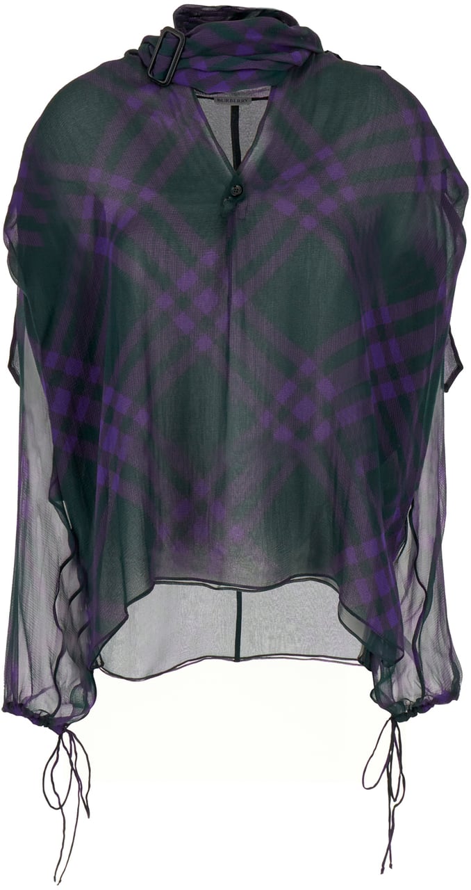 Burberry Burberry Printed chiffon blouse Divers