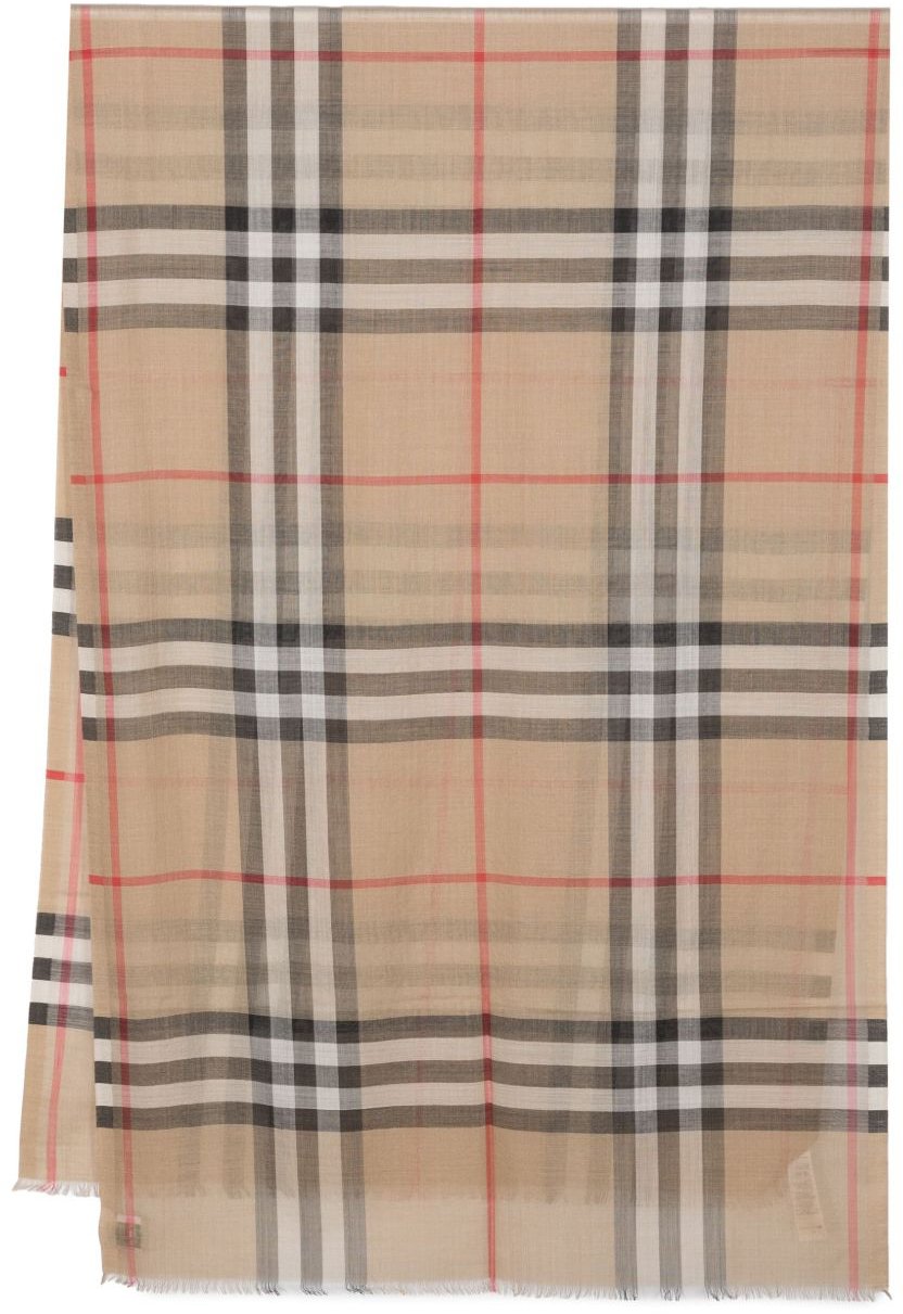 Burberry Scarfs Beige Beige