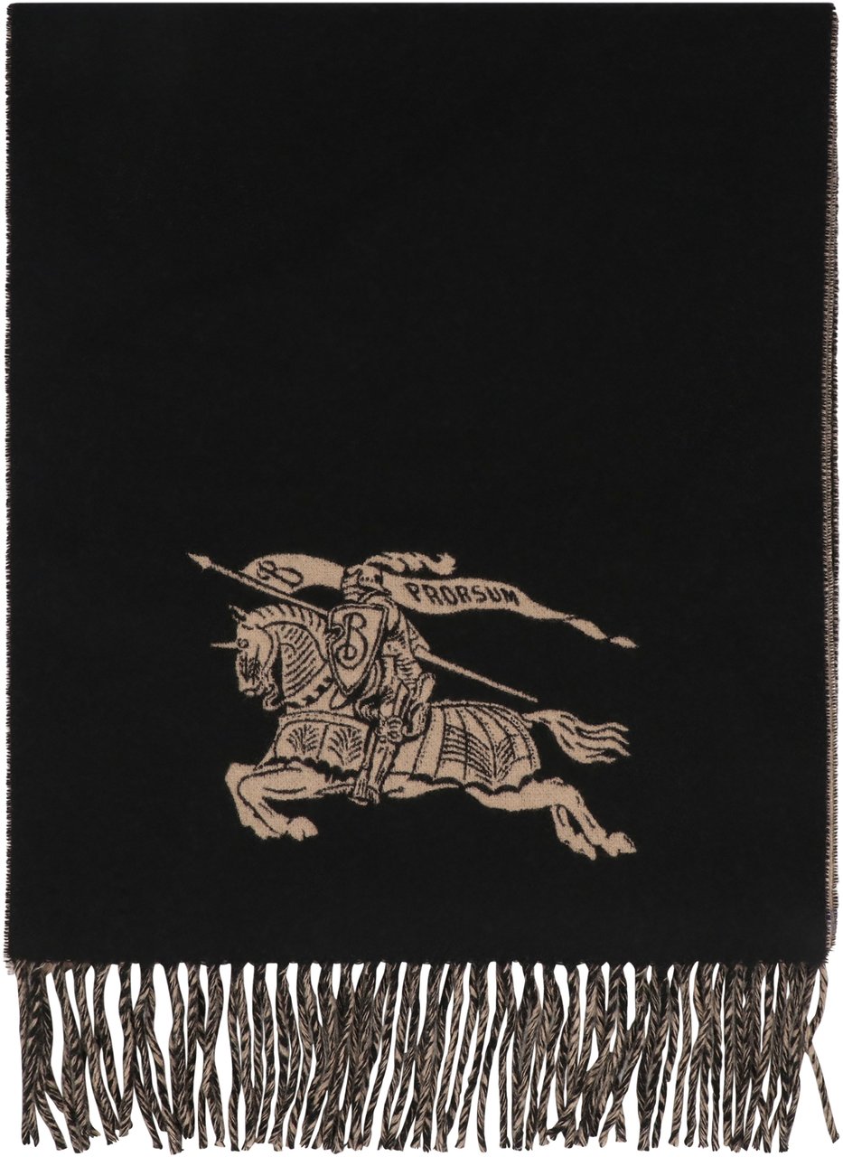 Burberry Cashmere scarf Zwart