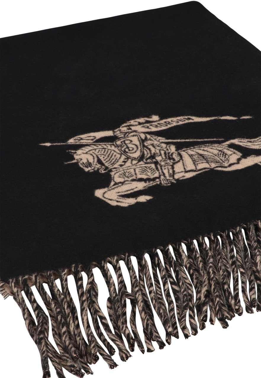 Burberry Cashmere scarf Zwart