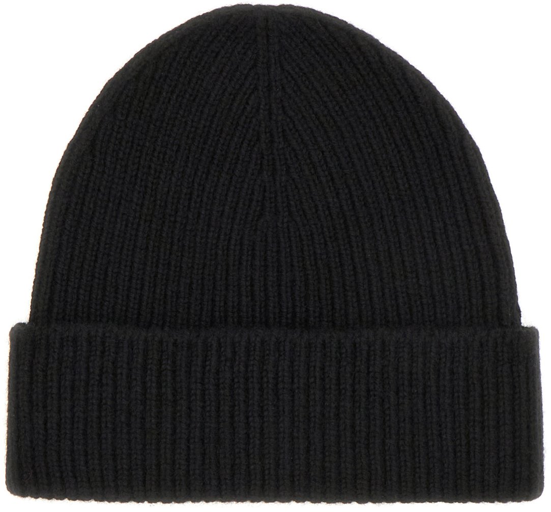Burberry Burberry Black cashmere beanie hat Zwart
