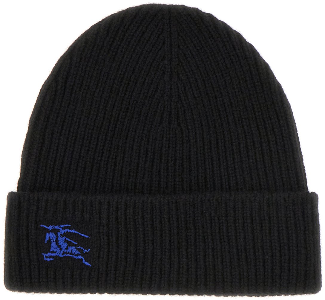 Burberry Burberry Black cashmere beanie hat Zwart