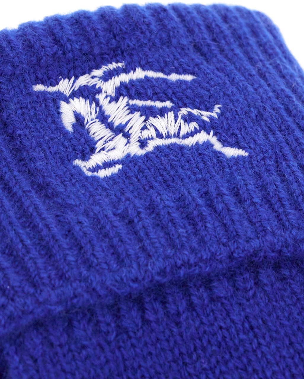 Burberry Burberry Blue cashmere blend gloves Blauw