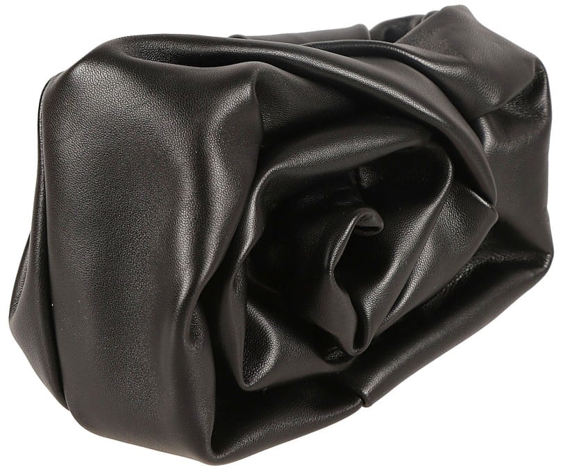 Burberry Crumpled Lamb Leather Bag Zwart