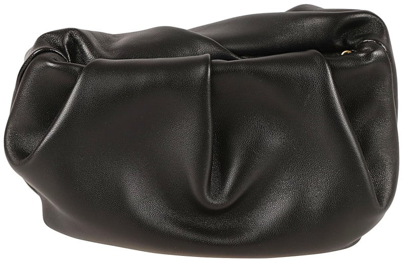 Burberry Crumpled Lamb Leather Bag Zwart