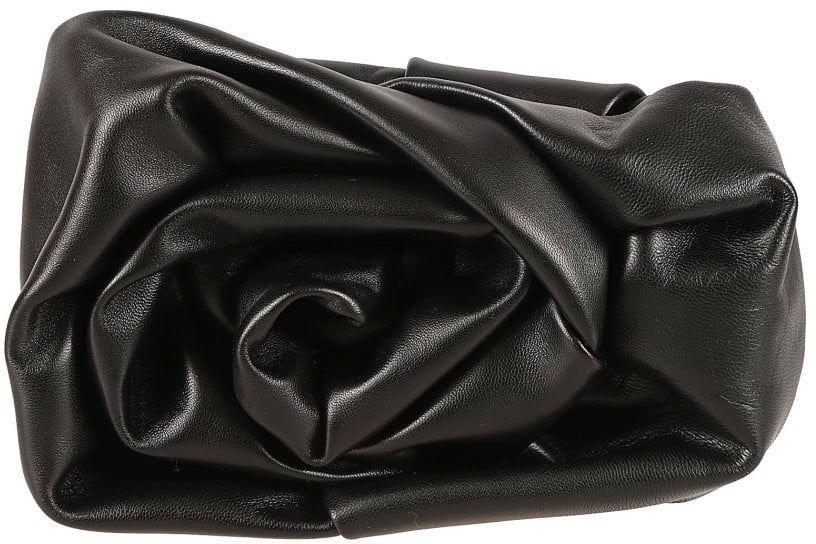 Burberry Crumpled Lamb Leather Bag Zwart