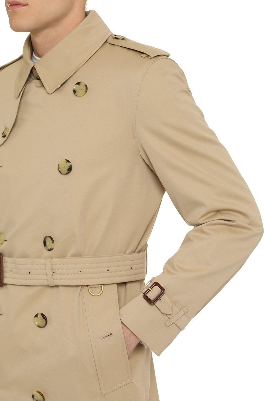Burberry Kensington cotton trench coat Beige