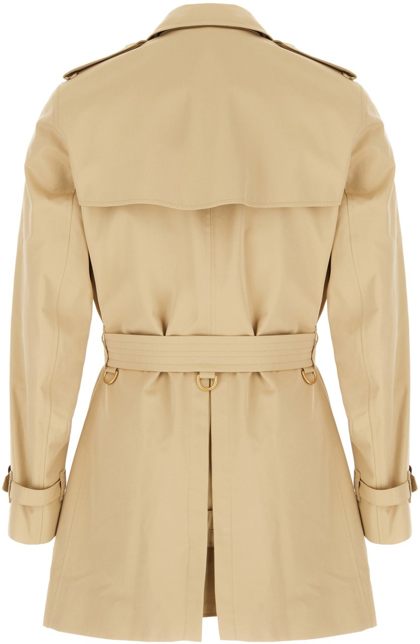 Burberry Burberry Beige gabardine trench coat Beige