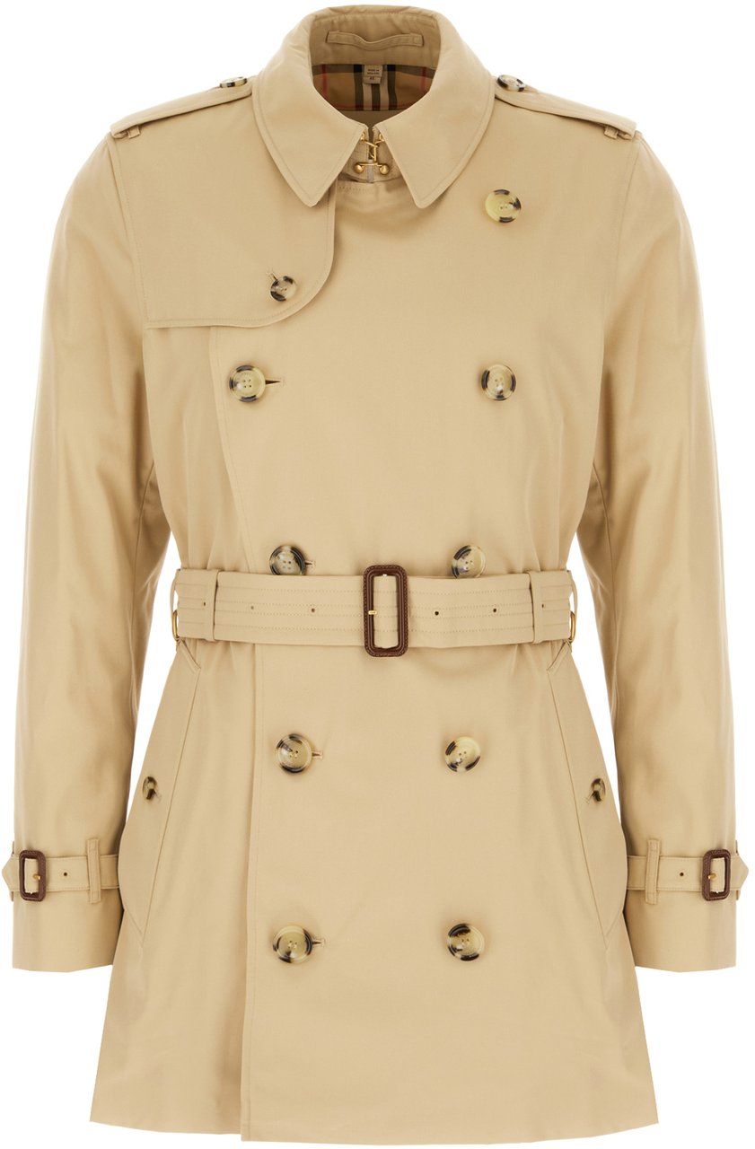 Burberry Burberry Beige gabardine trench coat Beige