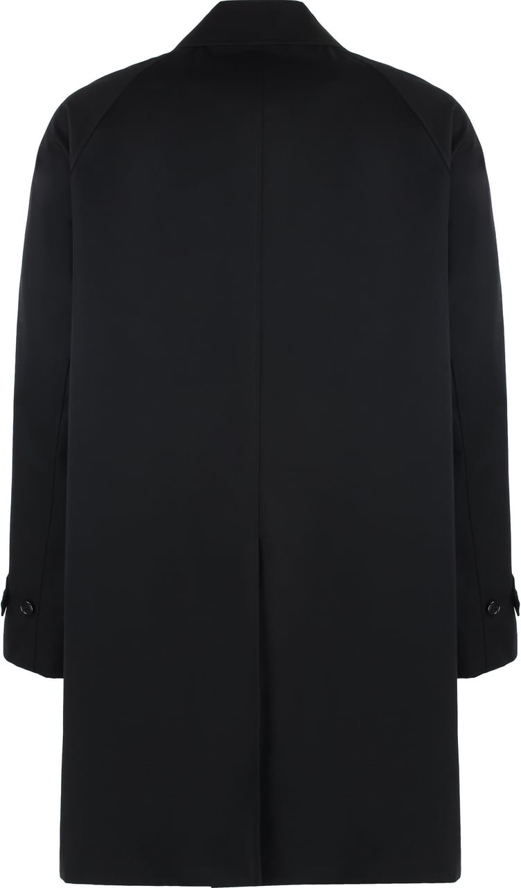 Burberry Camden cotton trench coat Zwart