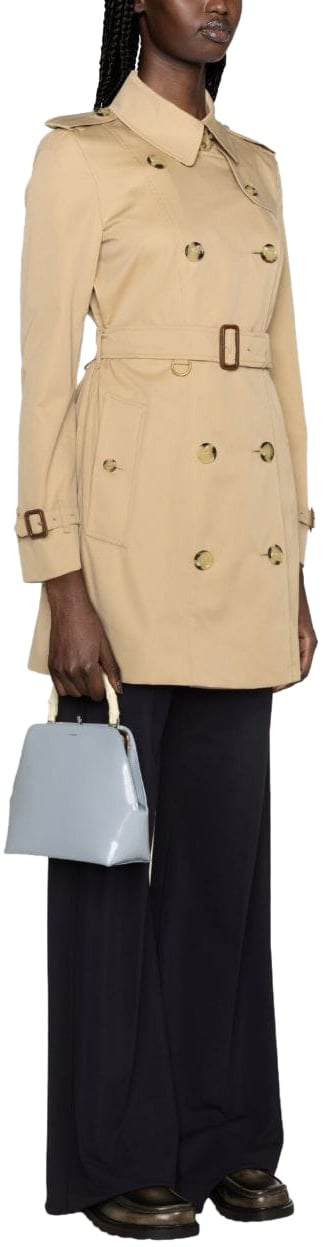 Burberry Coats Beige Beige