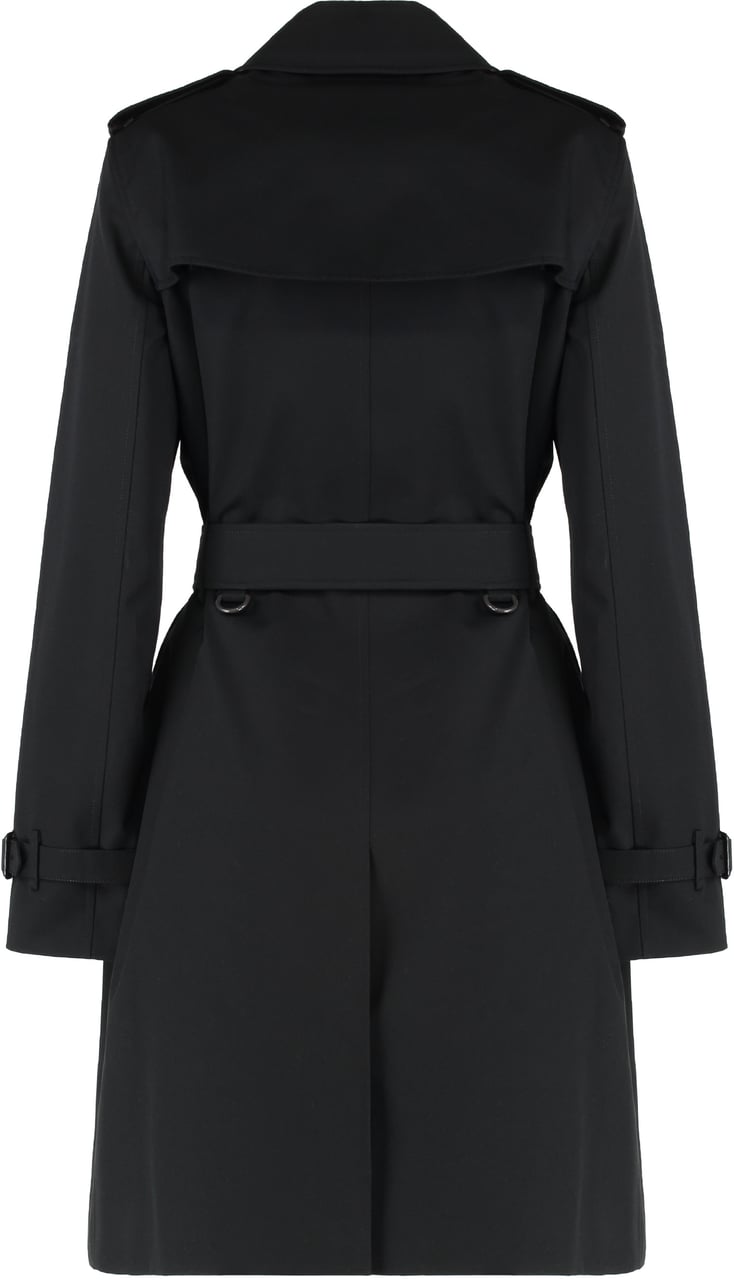 Burberry Cotton trench coat Zwart