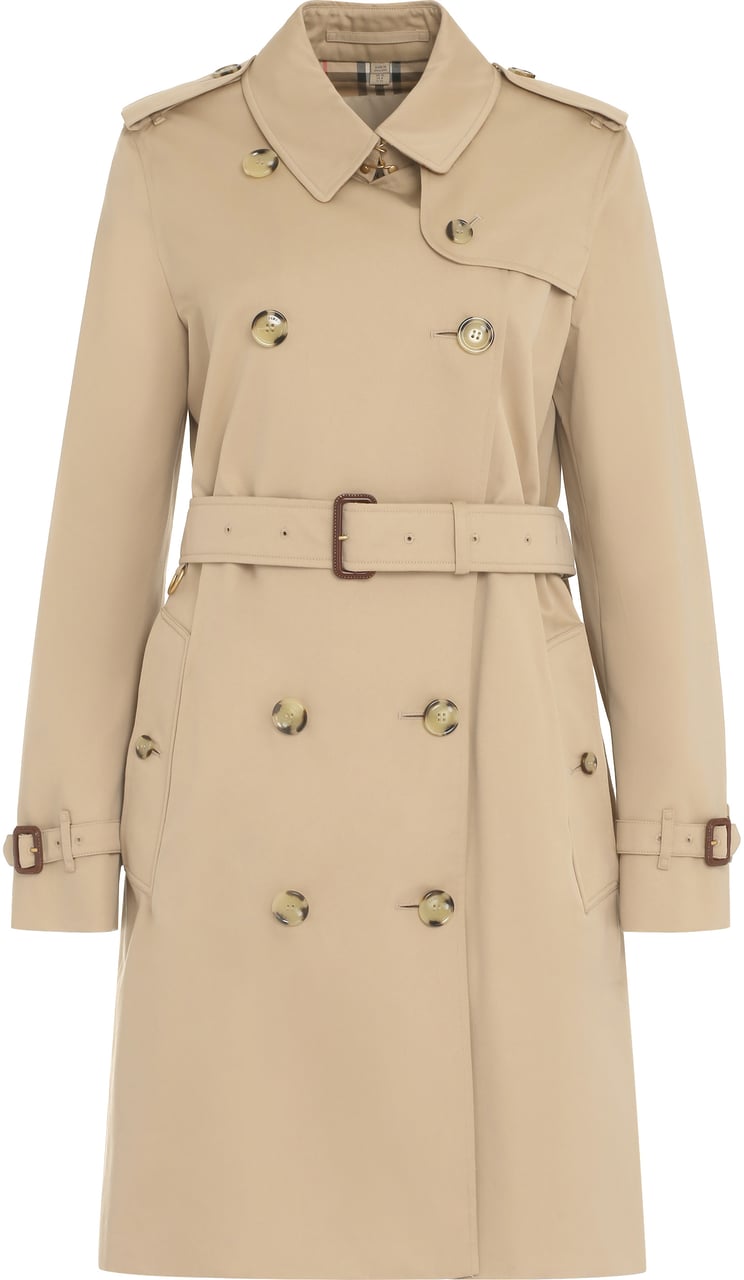 Burberry Cotton trench coat Neutraal