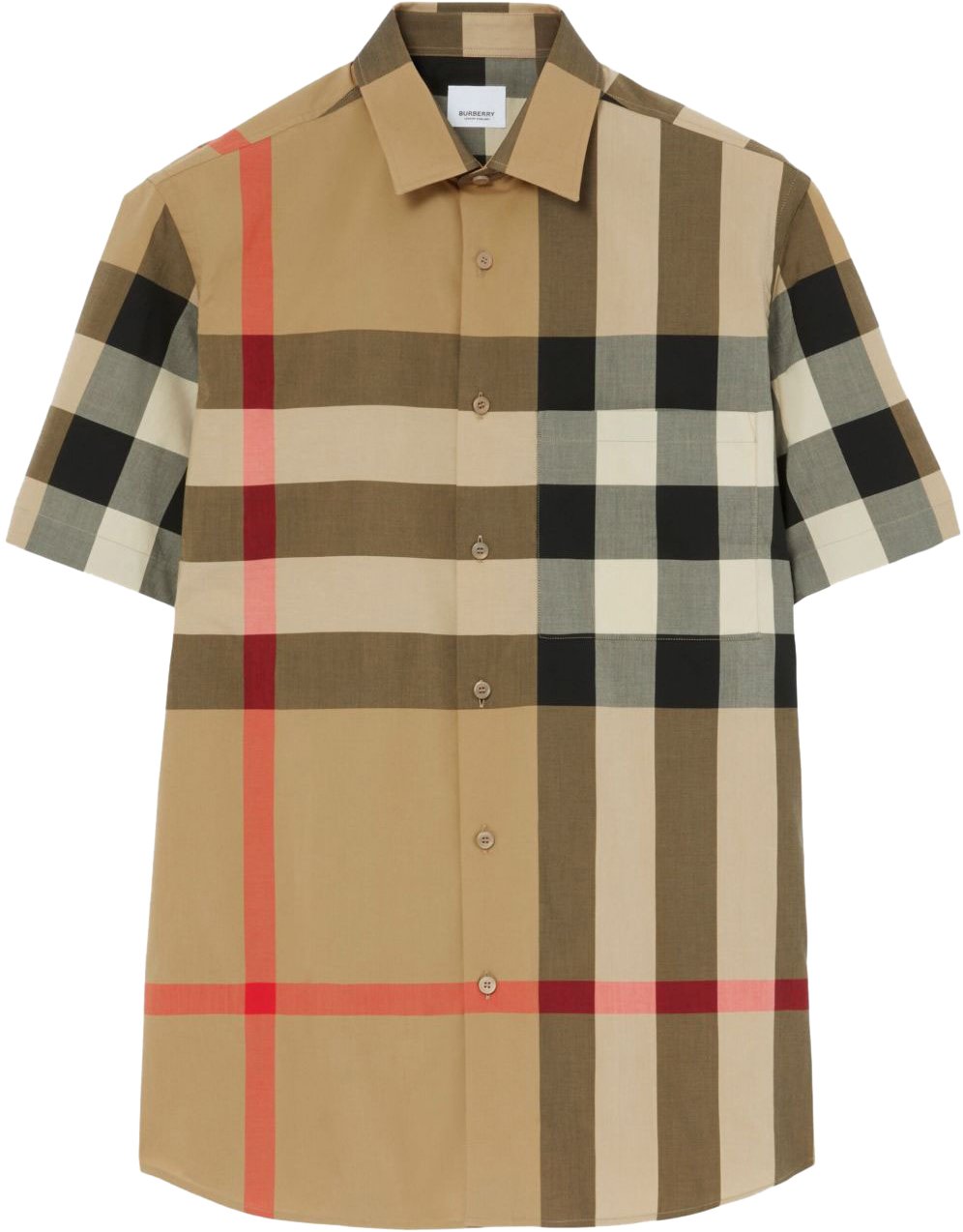 Burberry Shirts Beige Beige