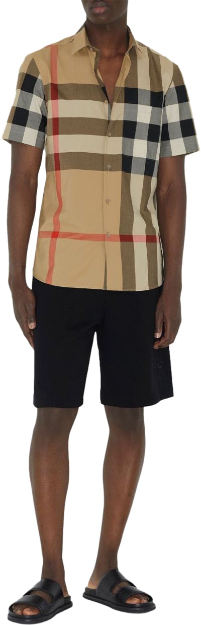Burberry Shirts Beige Beige
