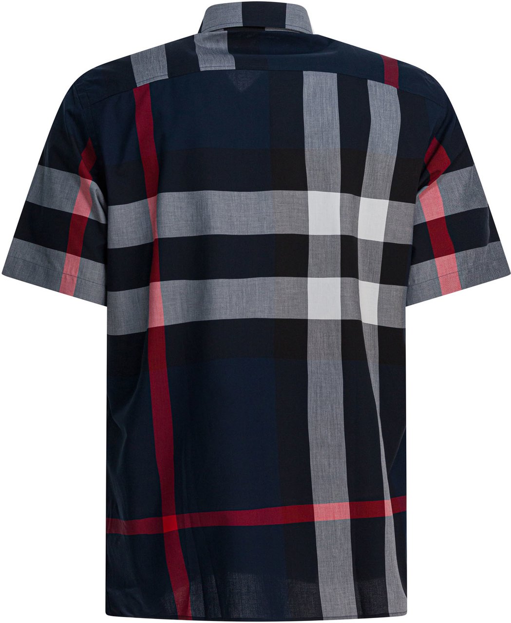 Burberry "Check" Cotton shirt Blauw