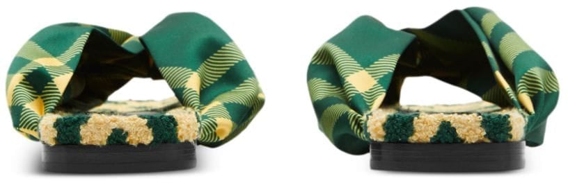 Burberry Sandals Green Groen