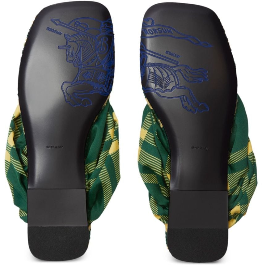 Burberry Sandals Green Groen