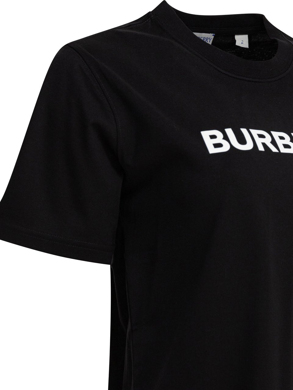 Burberry Crew-neck T-shirt with logo Zwart