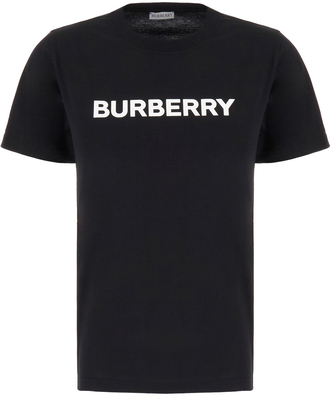 Burberry Burberry Black stretch cotton t-shirt Zwart