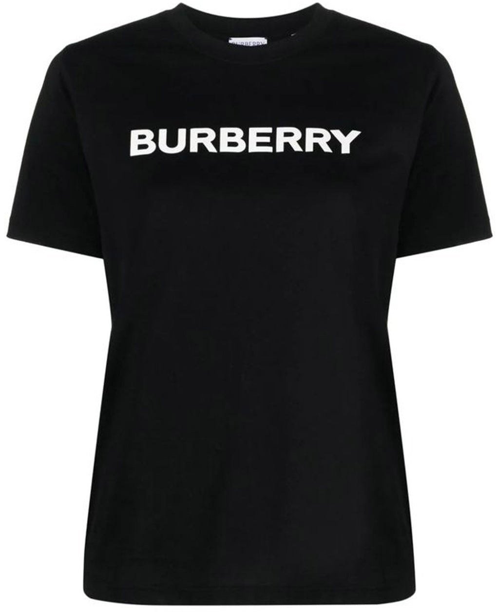 Burberry Burberry Cotton Logo T-shirt Zwart