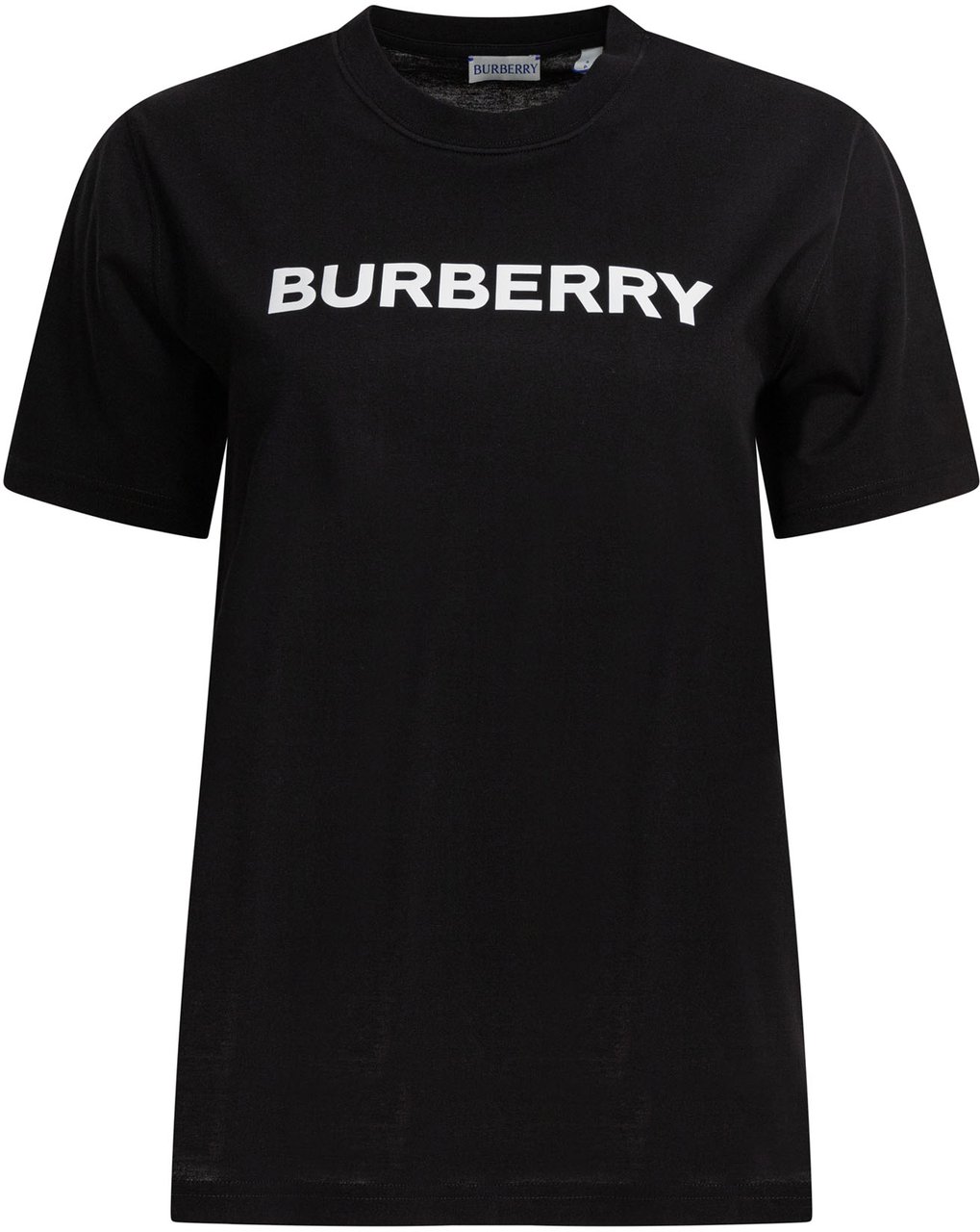 Burberry Crew-neck T-shirt with logo Zwart