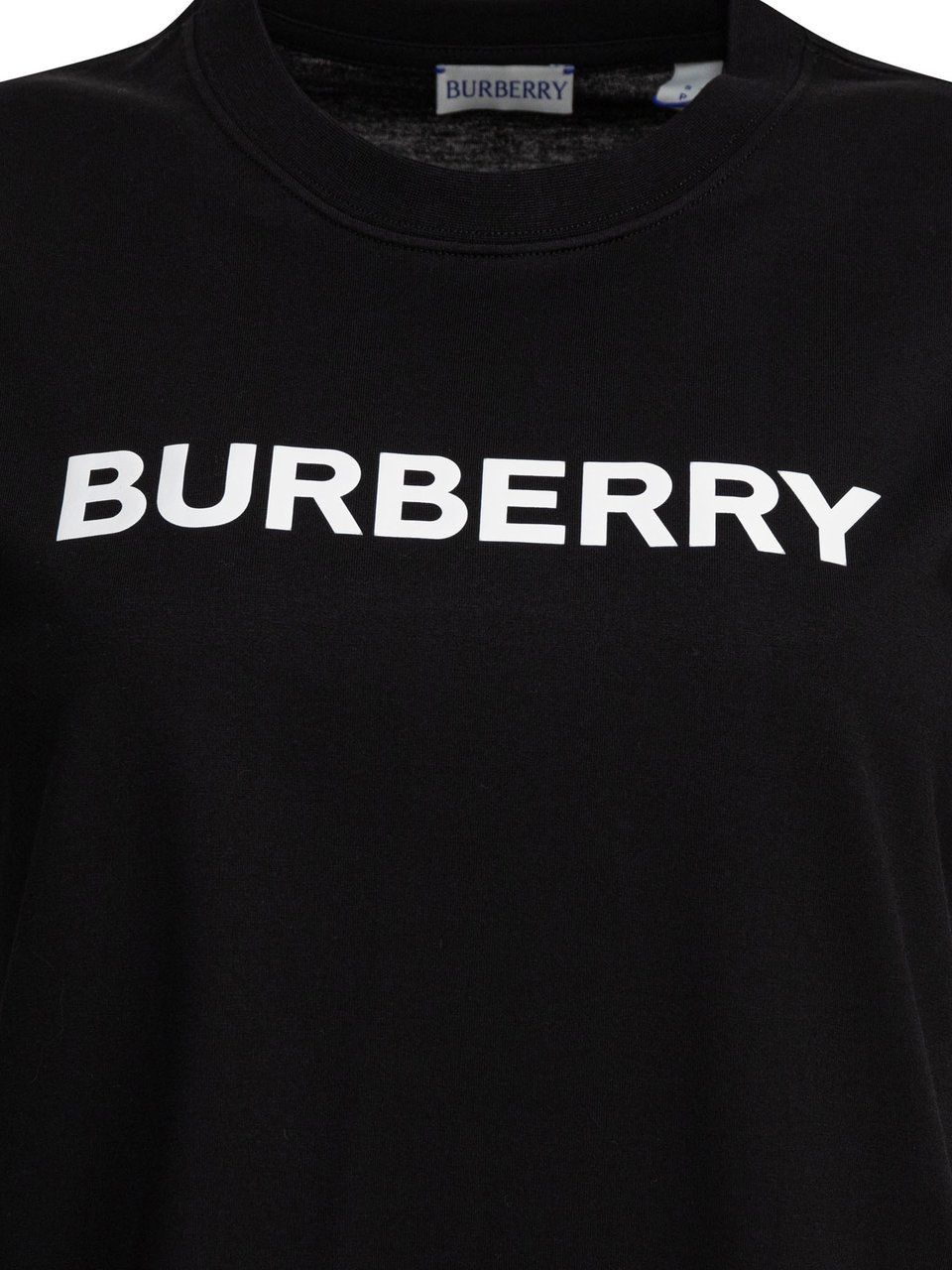 Burberry Crew-neck T-shirt with logo Zwart