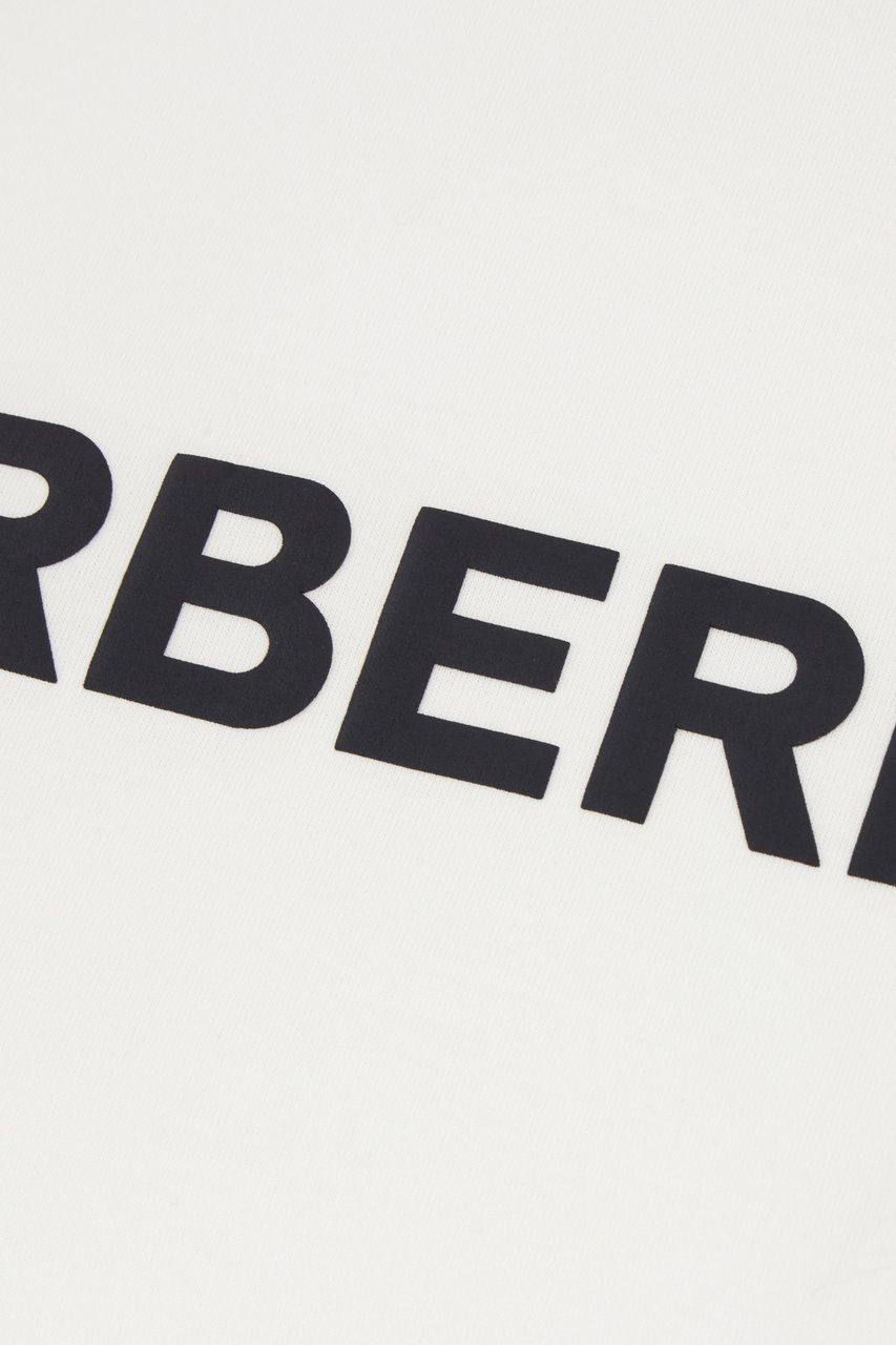 Burberry Burberry White stretch cotton t-shirt Wit