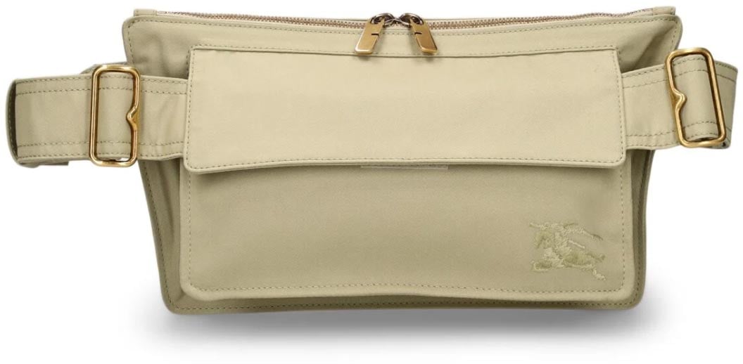 Burberry Trench Gabardine Logo Belt Bag Groen