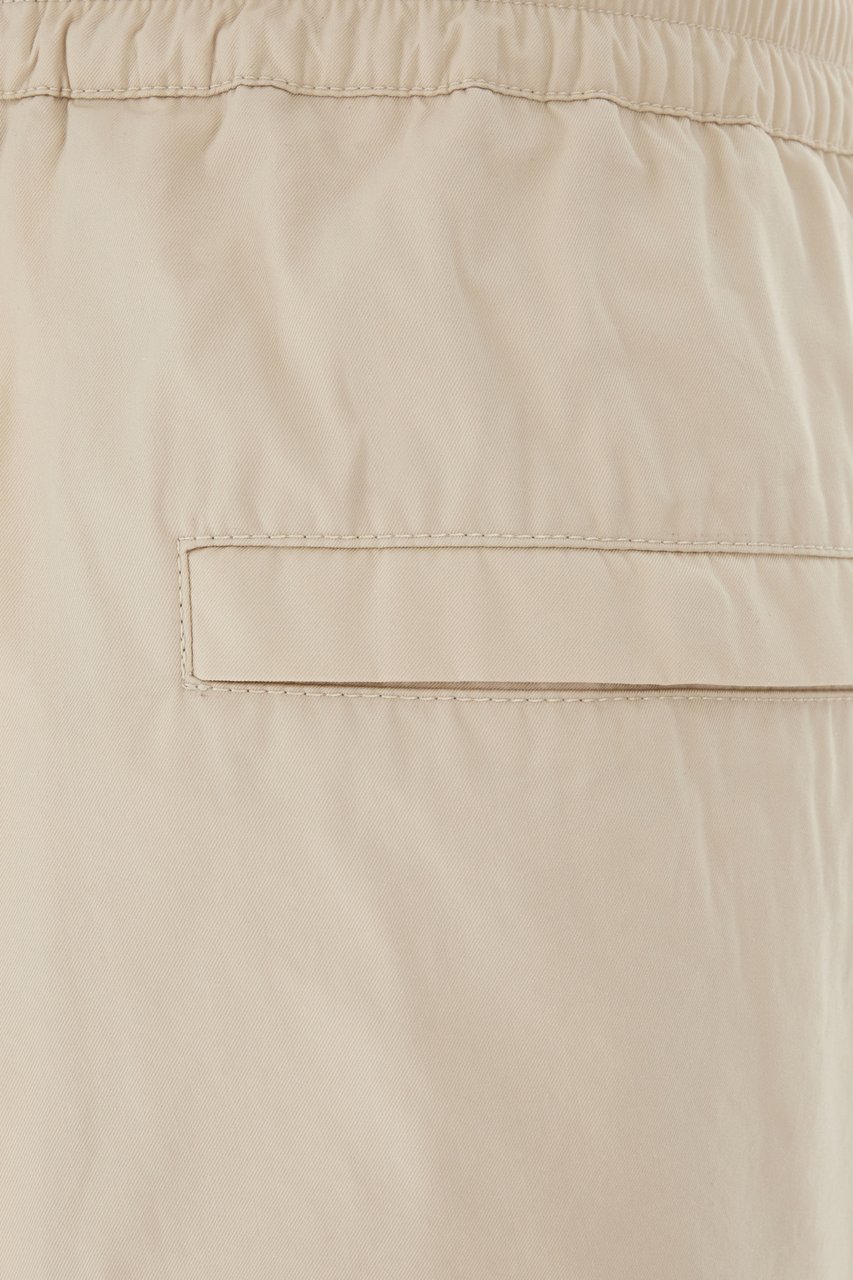 Burberry Burberry Sand cotton blend pants Neutraal